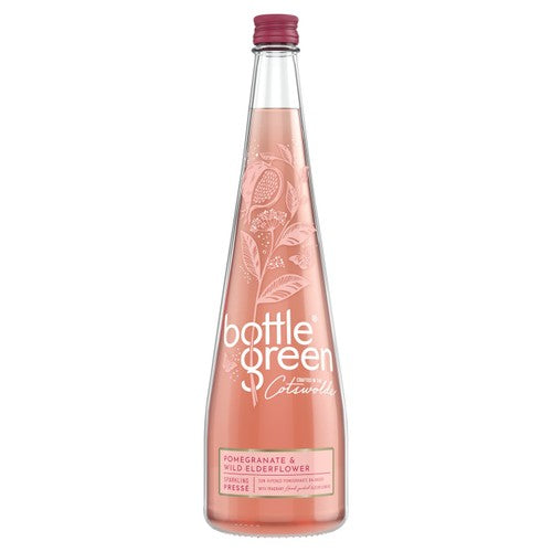 Bottlegreen Pomegranate & Wild Elderflower Presse Drink 750ml (Pack of 2)
