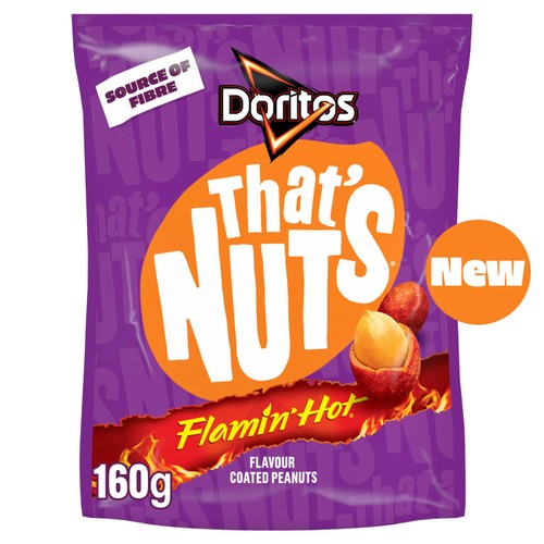 Thats Nuts Doritos Extra Flamin Hot 160g (Pack of 3)