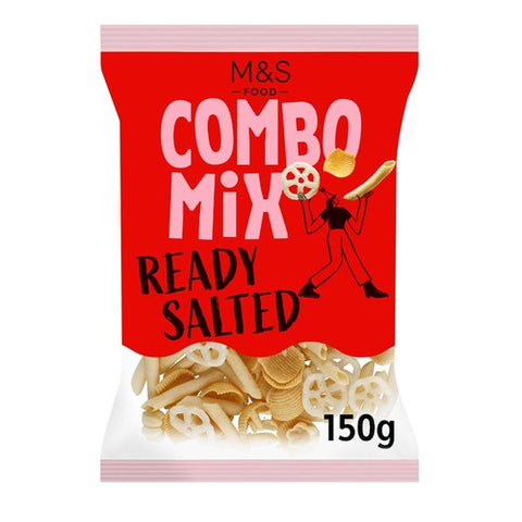 M&S Ready Salted Combo Mix 150g (Pack of 3)