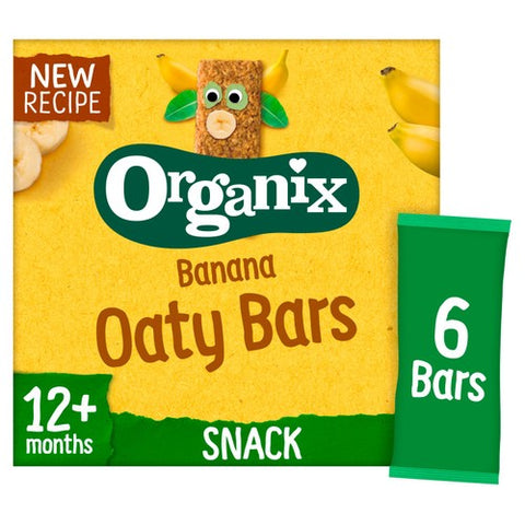 Organix Banana Soft Oaty Bars Multipack 12 months+, 6 x 23g (Pack 3)