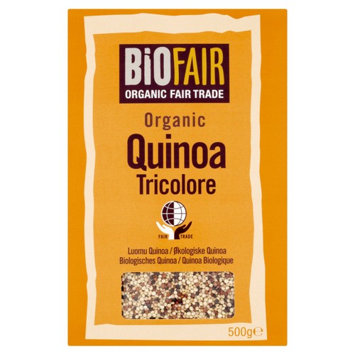 Biofair Organic Fair Trade Quinoa Tricolore 500g (Pack of 3)