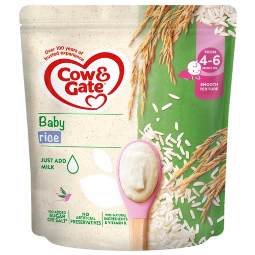 Cow & Gate Baby Rice Cereal 4-6+ Months 100g (Pack of 3)