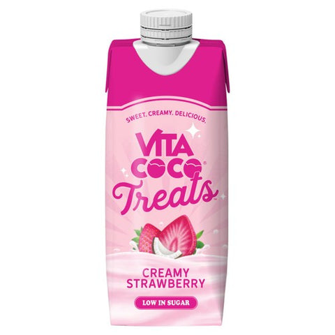 Vita Coco Treats Creamy Strawberry 330ml (Pack of 3)