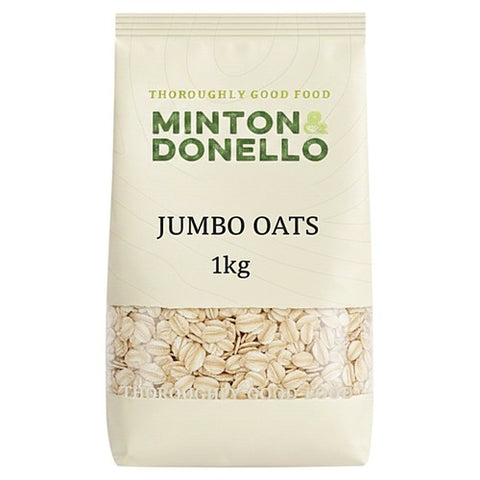 Minton & Donello Jumbo Oats 1kg (Pack of 3)