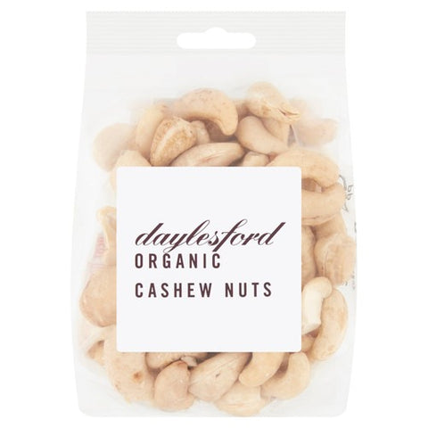 Daylesford Organic Cashew Nuts 125g (Pack of 3)