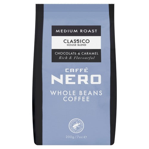 Caffe Nero Classico Whole Beans 200g (Pack of 2)