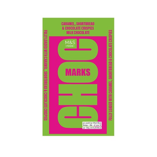 MS Choc Marks Caramel, Shortbread, Chocolate Crispies Milk 180g (Pack 2)