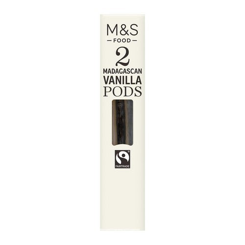 M&S Fairtrade Madagascan Vanilla Pods 2 's (Pack of 2)