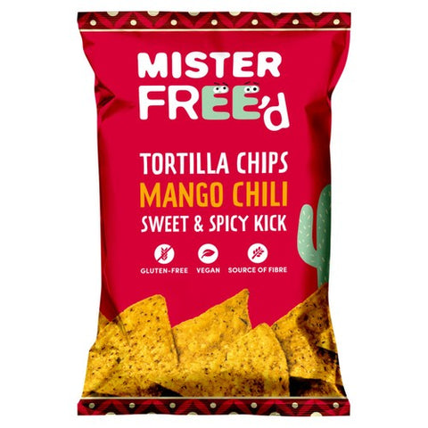 Mister Free'd Tortilla Chips with Mango Chili 135g (Pack of 3)