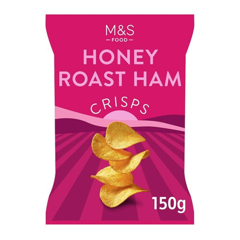 M&S Honey Roast Ham Crisps 150g (Pack of 3)