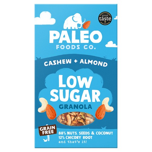The Paleo Foods Co Low Sugar Grain-Free Granola 285g (Pack of 3)