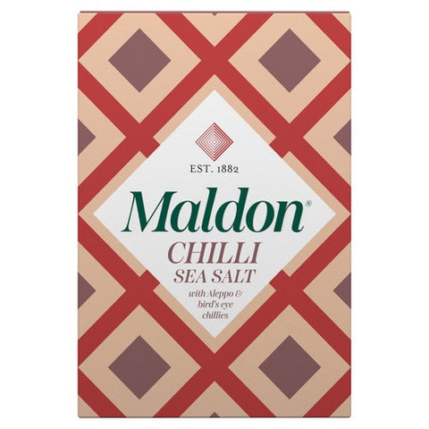 Maldon Chilli Sea Salt Flakes 100g (Pack of 2)