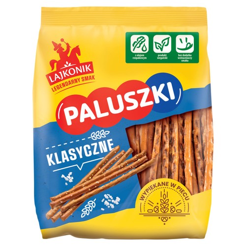Lajkonik Salted Pretzel Sticks 200g (Pack of 3)