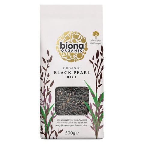 Biona Organic Black Pearl Rice 500g (Pack of 3)