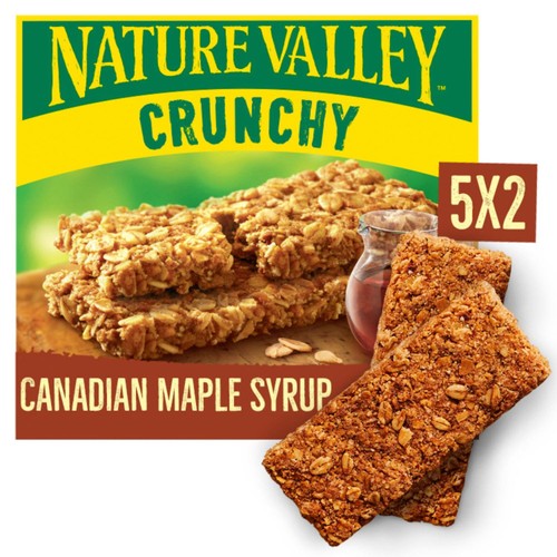 Nature Valley Crunchy Maple Syrup Cereal Bars 5 x 42g (Pack of 3)
