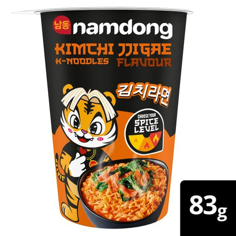 Namdong Kimchi Jjigae Korean-style Noodle Pot 84g (Pack of 2)