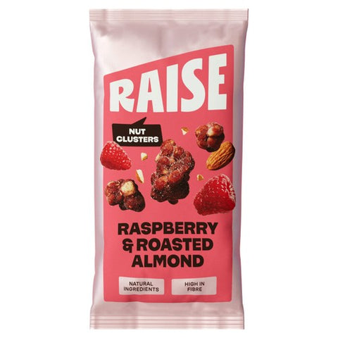 Raise Snacks-Raspberry, Clusters of Nuts 35g (Pack of 3)