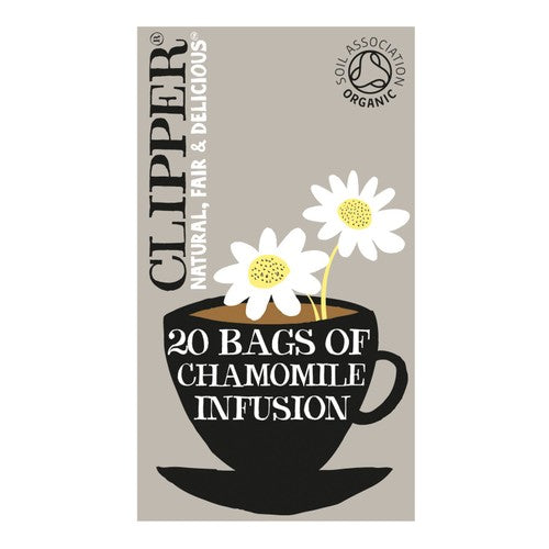 Clipper Organic Chamomile Tea Bags Infusion 20's (Pack of 3)