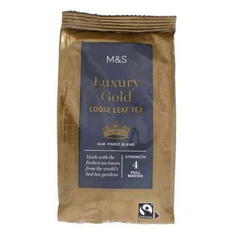 M&S Fairtrade Luxury Gold Loose Tea 250g (Pack of 2)