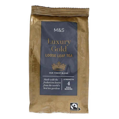 M&S Fairtrade Luxury Gold Loose Tea 250g (Pack of 2)