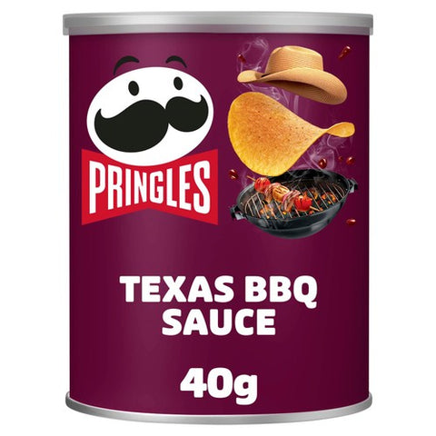Pringles Texas BBQ Can 40g (Pack of 6)