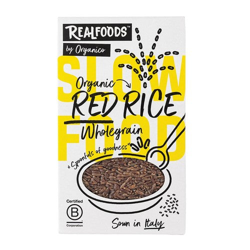 Realfoods Organic Red Wholegrain Rice 500g (Pack of 3)