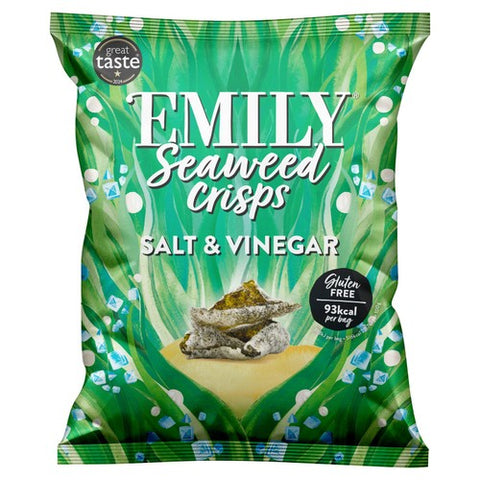 Emily Seaweed Salt & Vinegar 18g (Pack of 6)