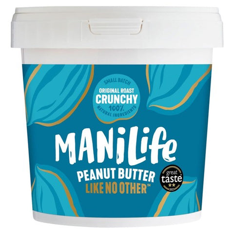 ManiLife Original Roast Crunchy Peanut Butter 900g (Pack of 2)