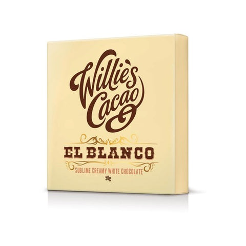 Willie's Cacao El Blanco White Chocolate Bar 50g (Pack of 3)