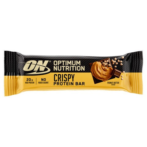 Optimum Nutrition Peanut Butter Crispy Protein Bar 65g (Pack of 3)