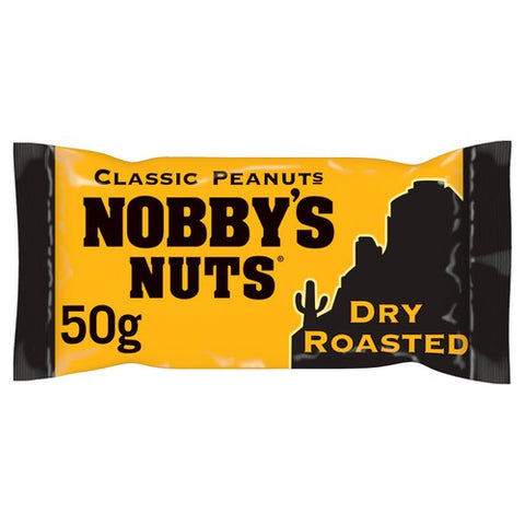 Nobby's Nuts Classic Dry Roasted Peanuts 50g (Pack of 3)
