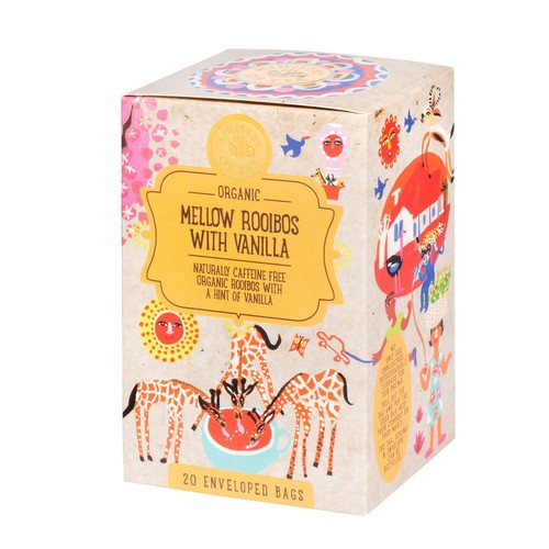 Ministry of Tea Organic Mellow Rooibos with Vanilla 35g (Pack of 2)