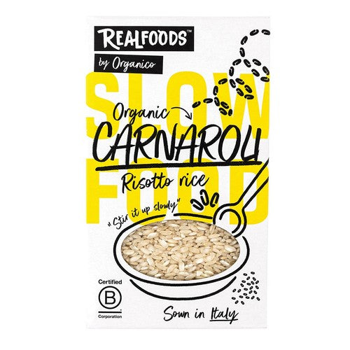 Realfoods Organic Carnaroli Risotto Rice 500g (Pack of 3)