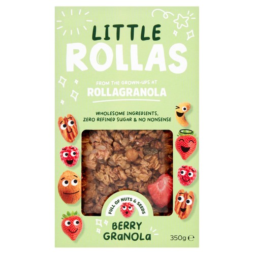 Rollagranola Little Rollas Berry Kids Granola 350g (Pack of 3)