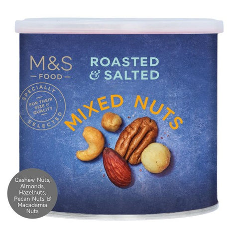 M&S Roasted & Salted Mixed Nuts 300g (Pack of 3)