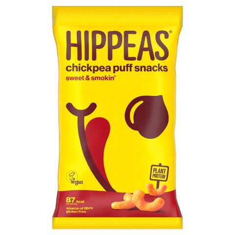 Hippeas Chickpea Puffs - Sweet & Smokin' 78g (Pack of 6)