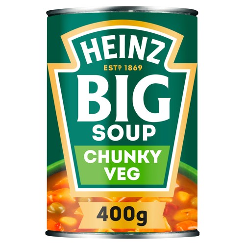 Heinz Big Soup Chunky Vegetable 400g (Pack of 2)