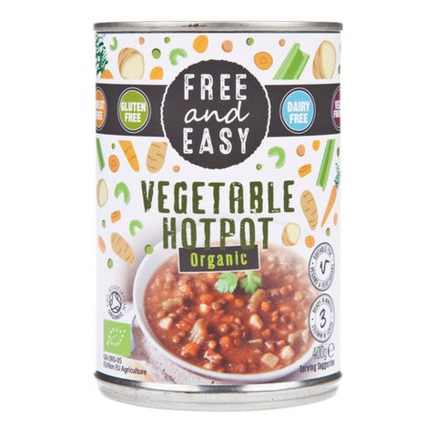 Free and Easy Organic Free From Vegetable Hotpot 400g (Pack of 2)