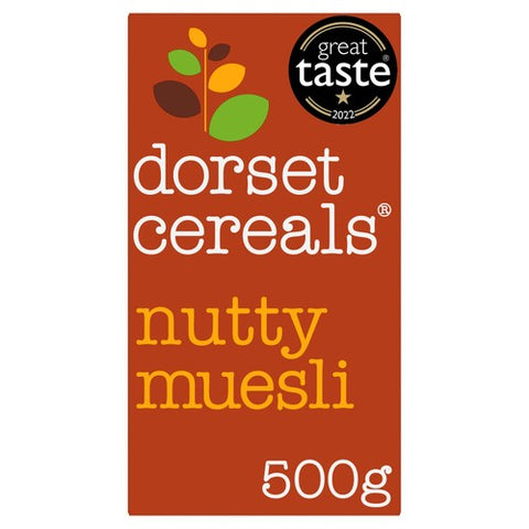 Dorset Cereals Gloriously Nutty Muesli No Added Sugar 500g (Pack 3)