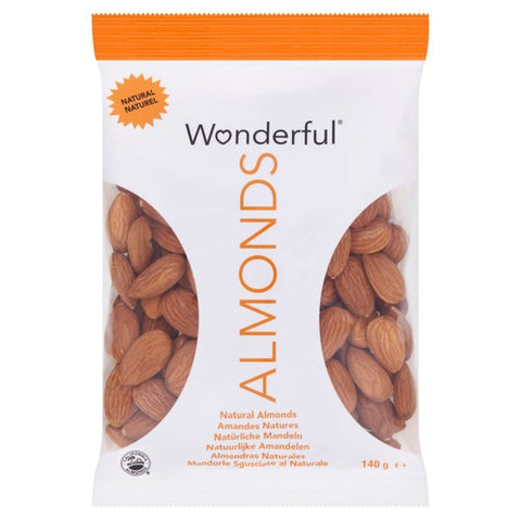 Wonderful Almonds Natural 140g (Pack of 3)