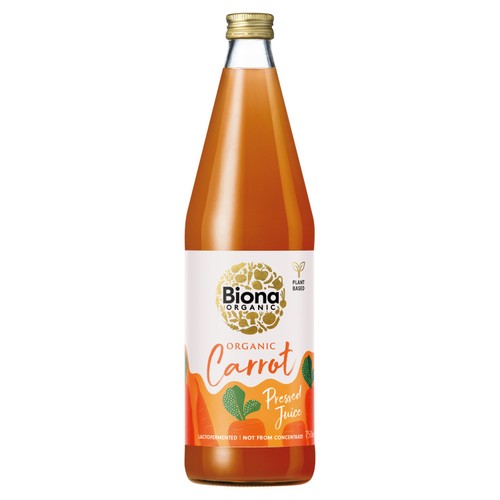 Biona Organic Carrot Pressed Juice 750ml (Pack of 2)