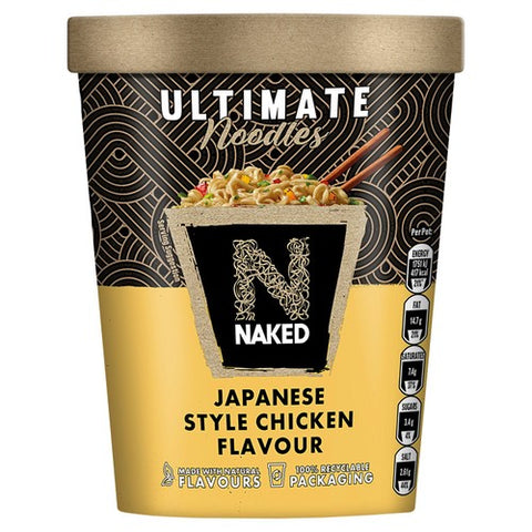 Naked Ultimate Noodles Japanese Style Chicken Flavour 90g (Pack of 3)