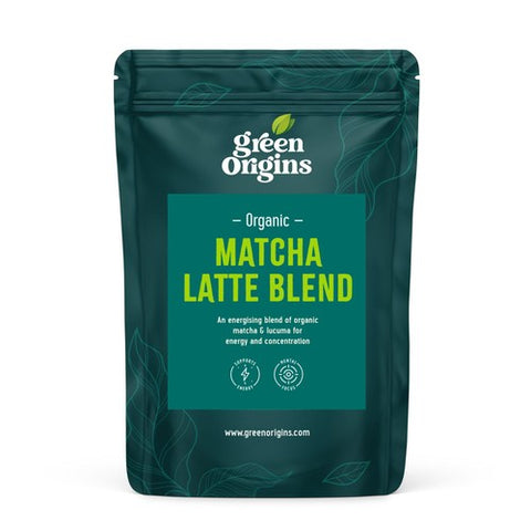 Green Origins Organic Super Japanese Matcha Latte Blend 100g (Pack of 2)