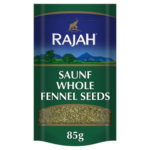 Rajah Spices Whole Fennel Saunf Seeds 85g (Pack of 2)