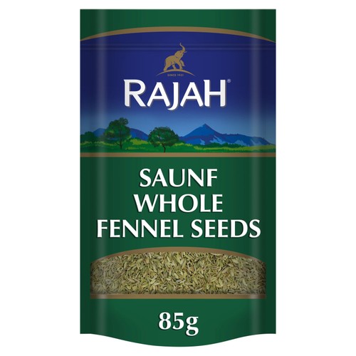 Rajah Spices Whole Fennel Saunf Seeds 85g (Pack of 2)