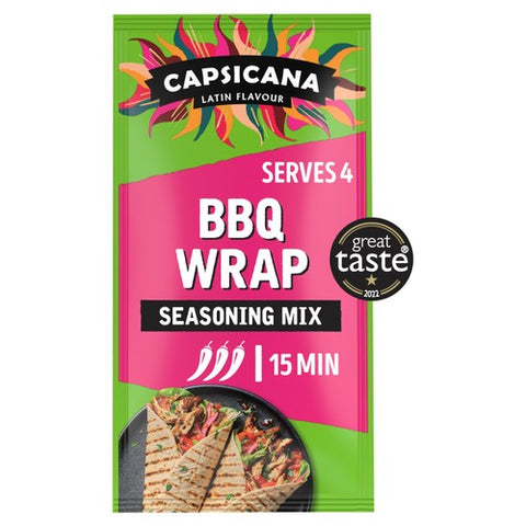 Capsicana Brazilian Smoked Paprika Spices Fajita Medium 28g (Pack 2)