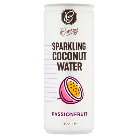 Bonsoy Sparkling Coconut Water With PassionFruit 250ml (Pack of 6)