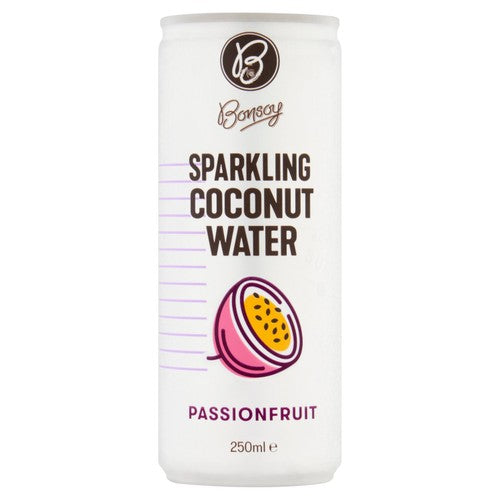Bonsoy Sparkling Coconut Water With PassionFruit 250ml (Pack of 6)