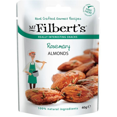 Mr Filbert's French Rosemary Almonds 40g (Pack of 3)
