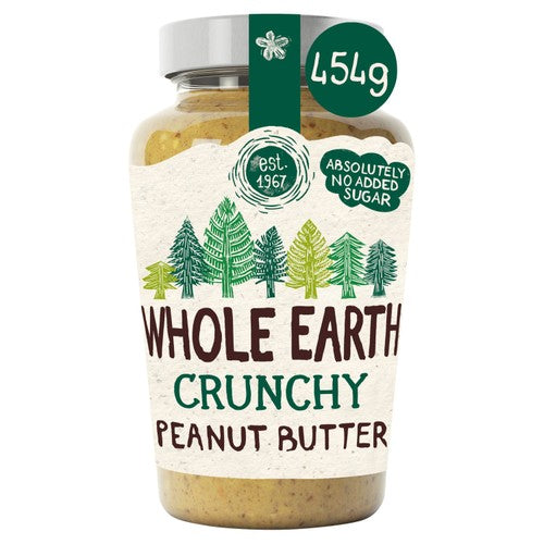 Whole Earth Crunchy Peanut Butter 454g (Pack of 2)